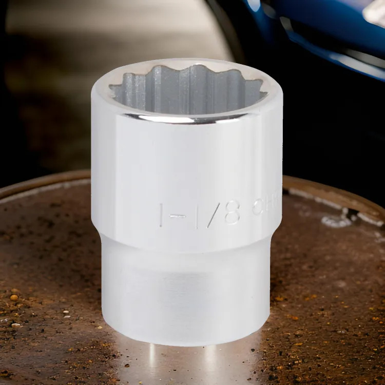 Vulcan 1-1/8" 12-Point Socket with 3/4" Drive Size, Chrome Vanadium Steel - MT-SS6036