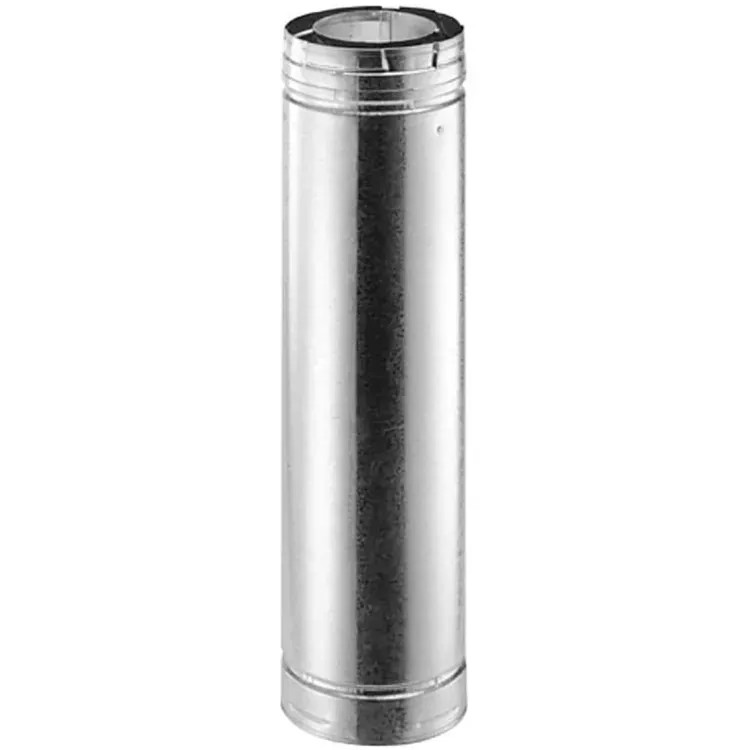 DuraVent 46DVA-24 DirectVent Pro 4" Double-Wall Pipe Length, 24" - Galvanized (6-5/8" O.D.)