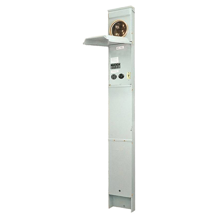 power pedestal/meter rv 100A