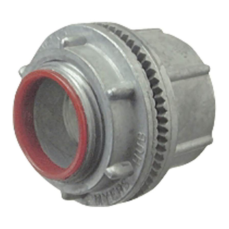 Halex 16320 Conduit Hubs, Watertight, Zinc, 2 Inch Dia