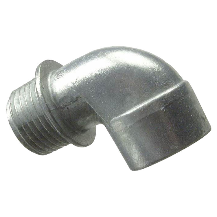 Halex 19005 Short Radius Rigid IMC Conduit Elbow, 90 deg, 1/2 in, Threaded, Die Cast Zinc