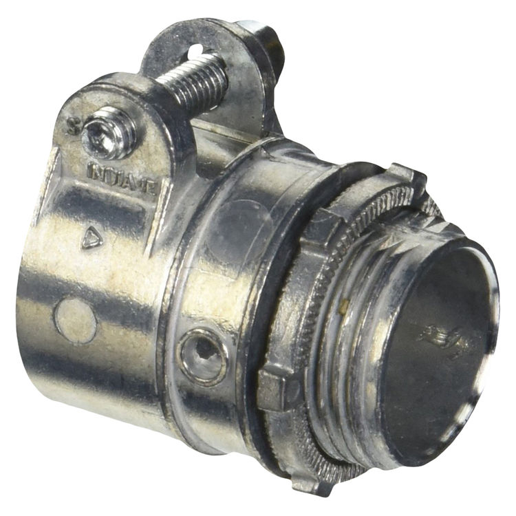 Halex 90422 Squeeze Connector, 3/4 in EMT, Flexible, Die Cast Zinc