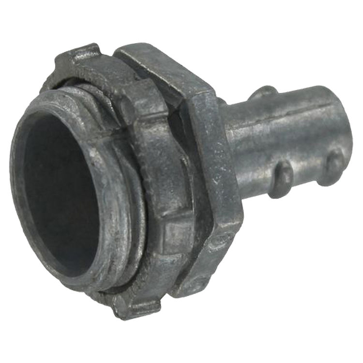 Halex 90442 Screw-In Connector, 3/4 in EMT, Flexible, Die Cast Zinc