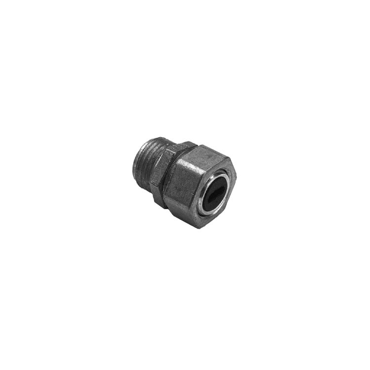 Halex 90661 Standard Water-Tight Connector, 1/2 in GRC, Die Cast Zinc