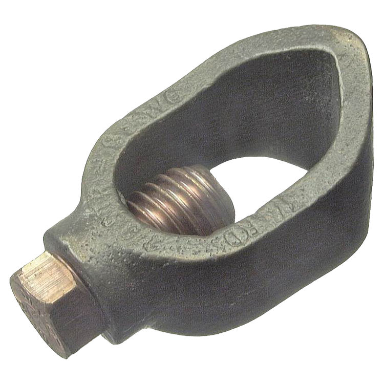 Halex 93592 Ground Clamp, 5/8 in, Bronze