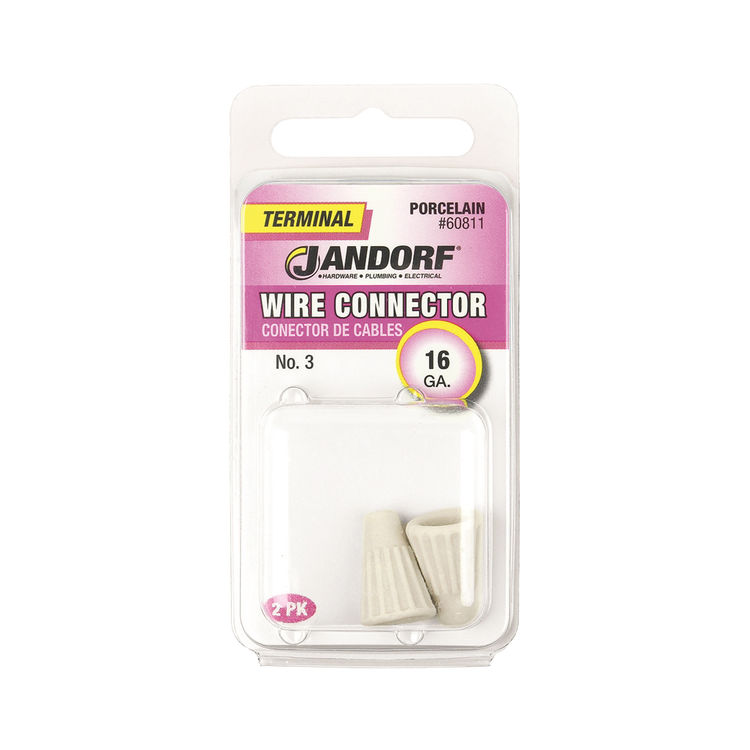 Jandorf 60811 Wire Connector 16 ga, White