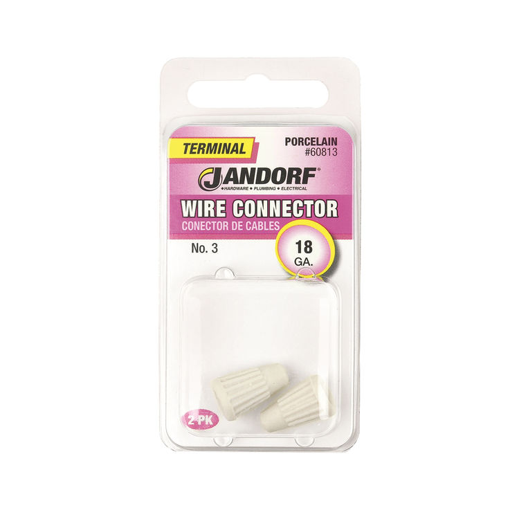 Jandorf 60813 Wire Connector 18 ga, White