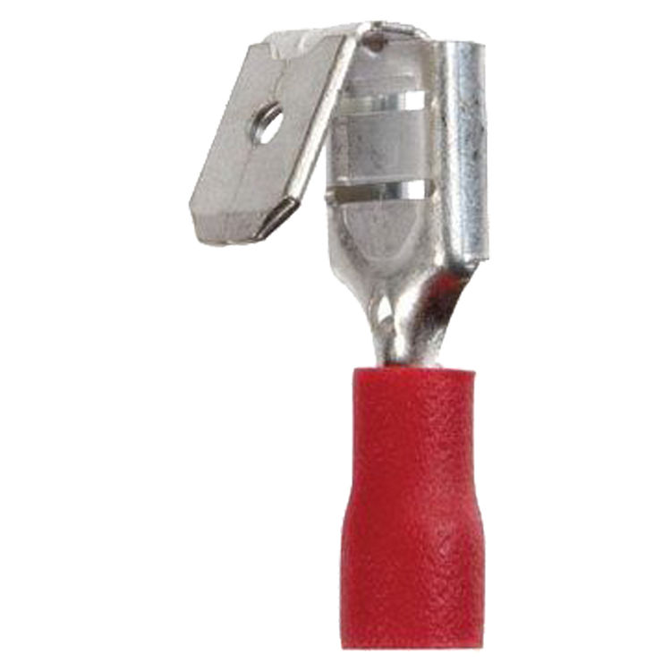 Jandorf 60949 Piggy Back Disconnect Terminal, 22 - 18 AWG, Insulated, Tin Plated Copper