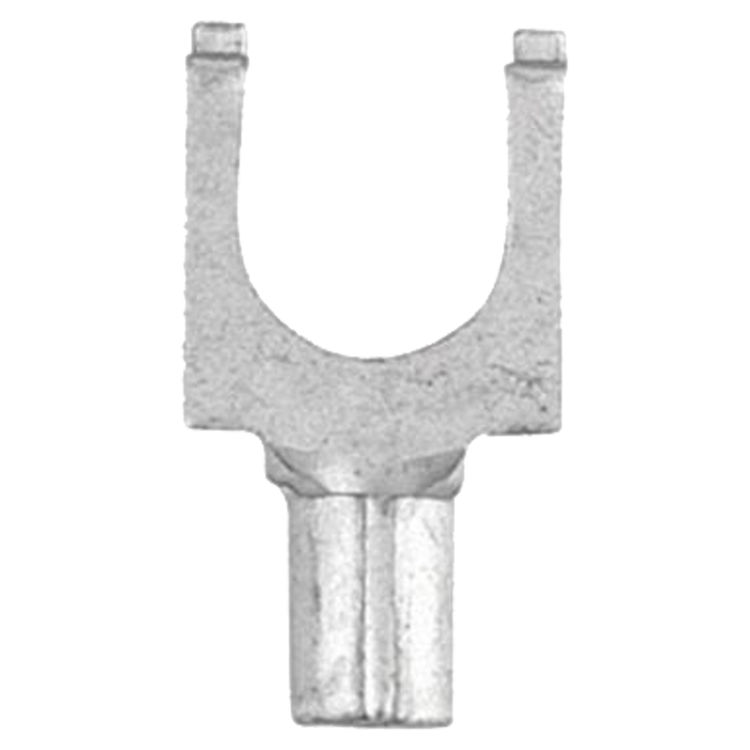 Jandorf 60953 Spade Terminal, 22 - 18 AWG, Non-Insulated, Tin Plated Copper