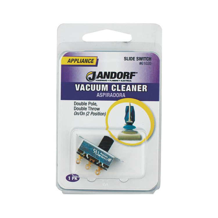 Jandorf 61020 Slide Switch, Double Pole, Double Throw, On/Off, 6 Tab Terminals
