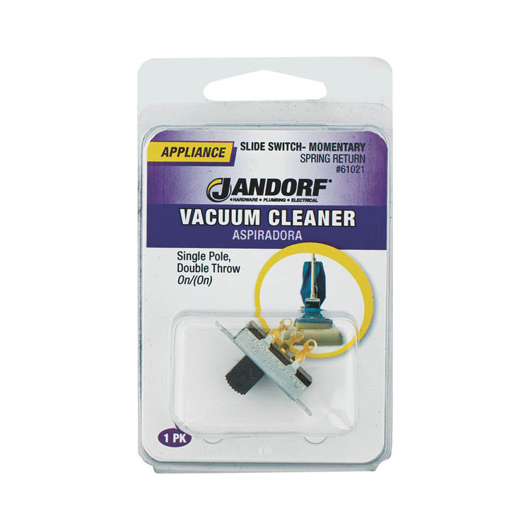 Jandorf 61021 Momentary Switch, Slide, 1 Pole, 2 Throw, 3 Tab Terminals