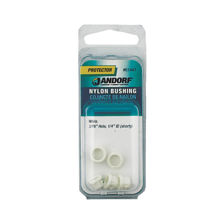 Jandorf 61441 Insulated Conduit Bushing, 5/16 X 1/4 in, Nylon