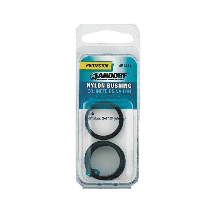 Jandorf 61444 Insulated Conduit Bushing, 7/8 X 3/4 in, Nylon