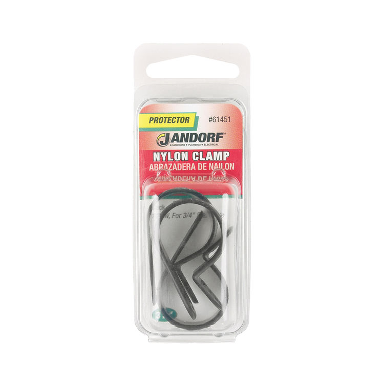 Jandorf 61451 Cable Clamp, Nylon, Black