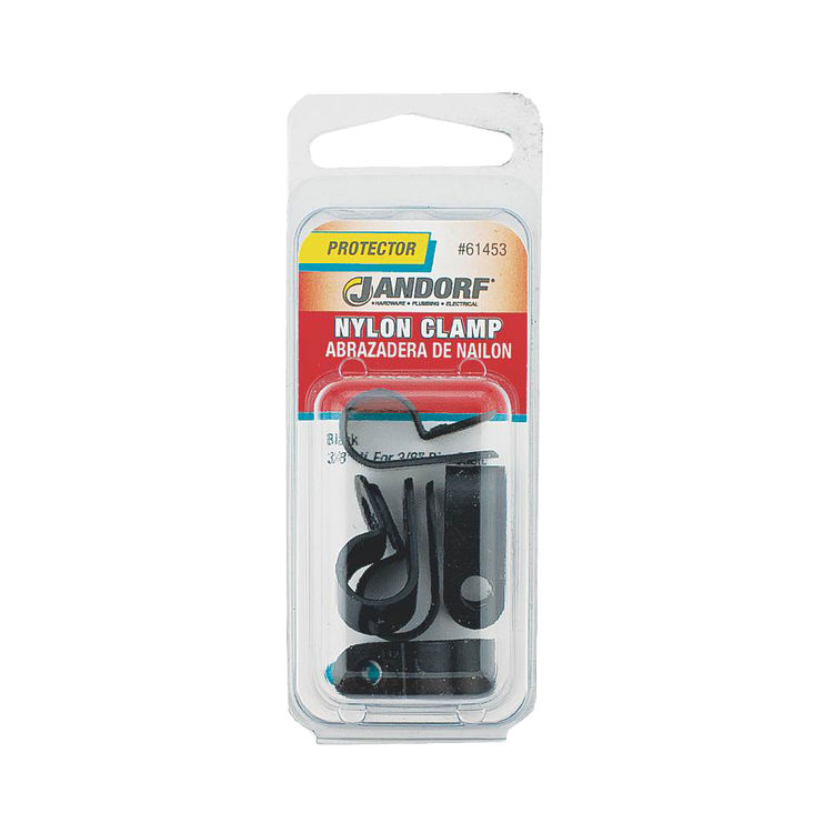 Jandorf 61453 Cable Clamp, Nylon, Black
