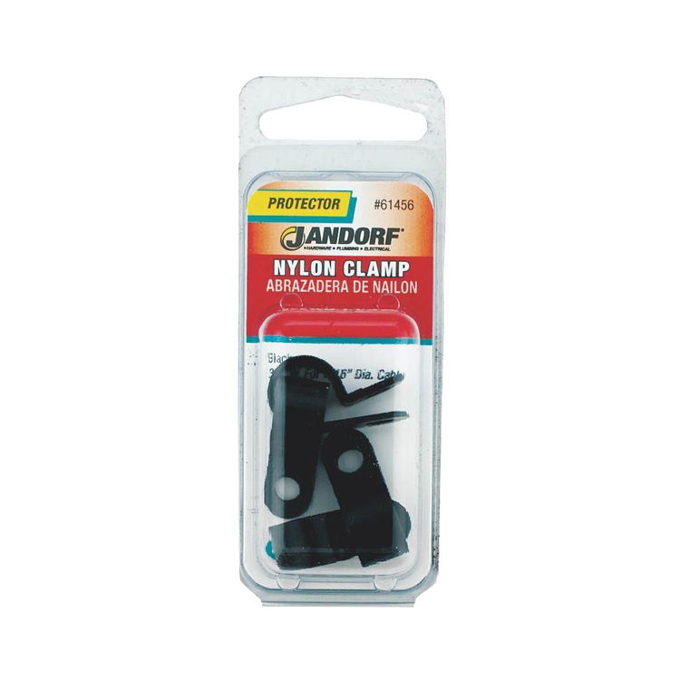 Jandorf 61456 Cable Clamp, Nylon, Black