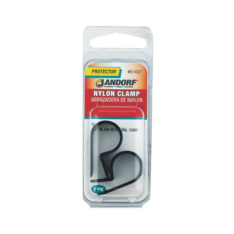 Jandorf 61457 Cable Clamp, Nylon, Black