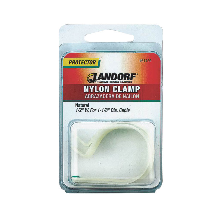 Jandorf 61459 Cable Clamp, Nylon, Natural