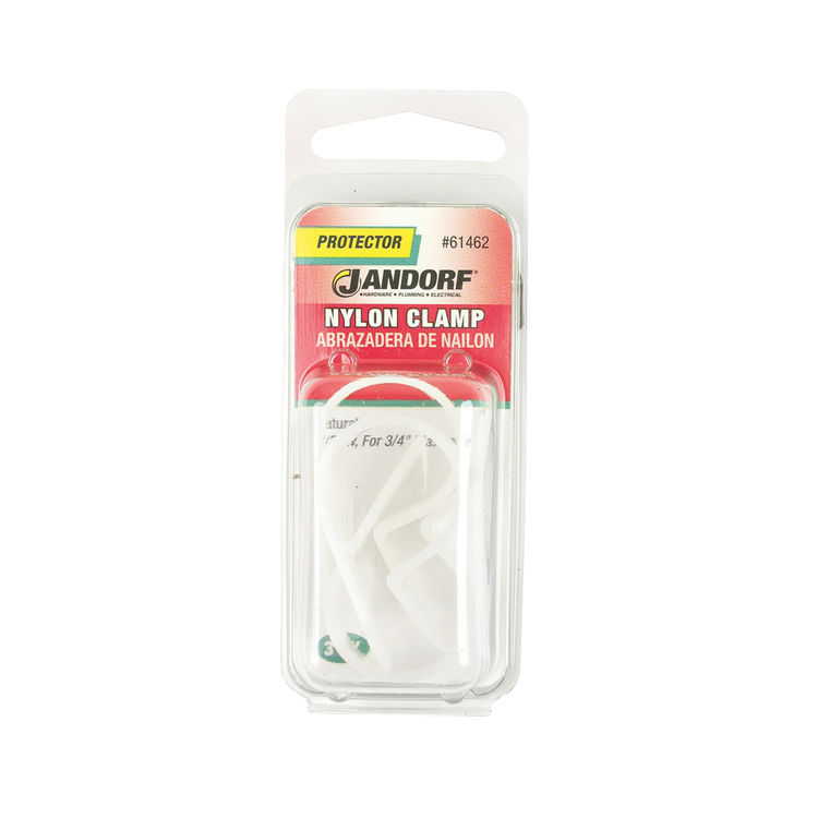 Jandorf 61462 Cable Clamp, Nylon, Natural