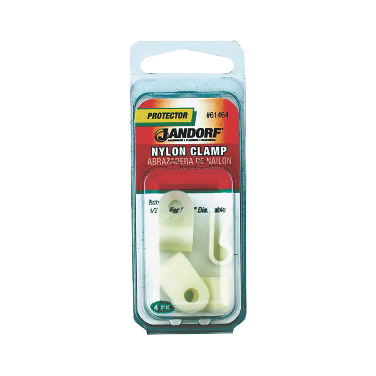 Jandorf 61464 Cable Clamp, Nylon, Natural