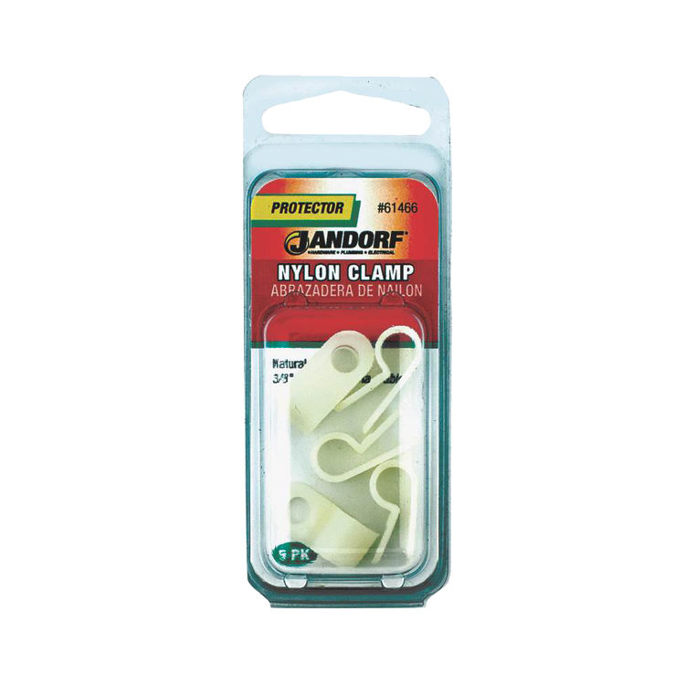 Jandorf 61466 Cable Clamp, Nylon, Natural
