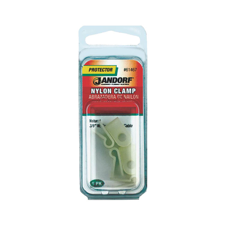 Jandorf 61467 Cable Clamp, Nylon, Natural