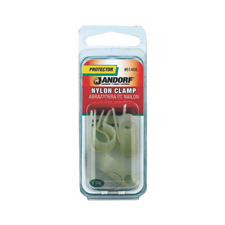 Jandorf 61468 Cable Clamp, Nylon, Natural