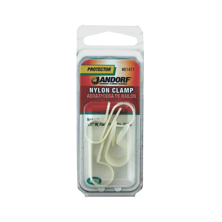 Jandorf 61471 Cable Clamp, Nylon, Natural