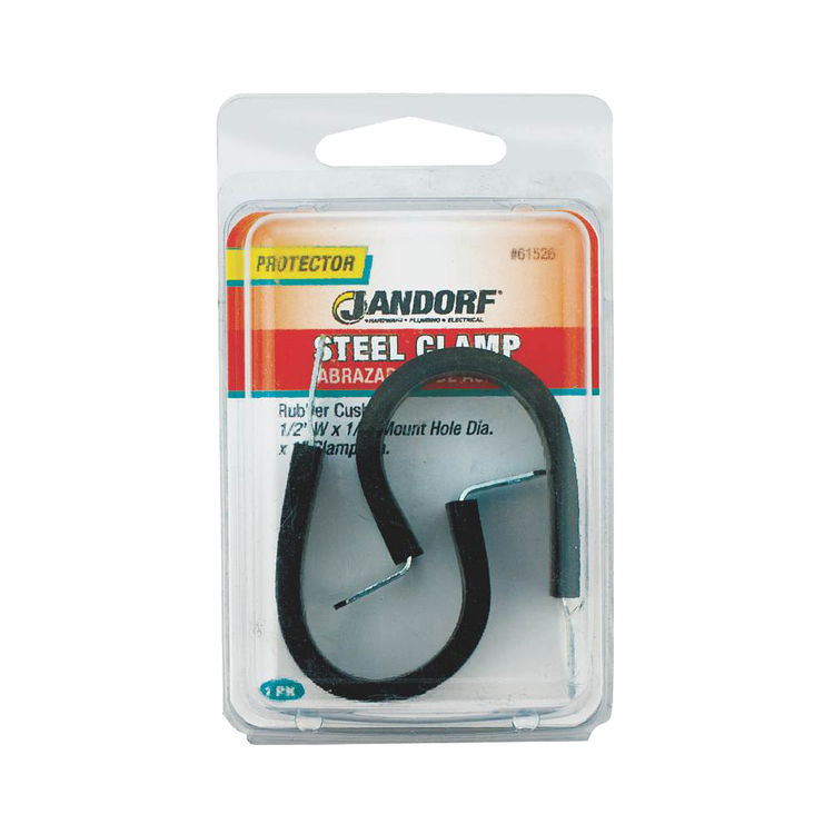 Jandorf 61526 Cushion Clamp, Steel, Black