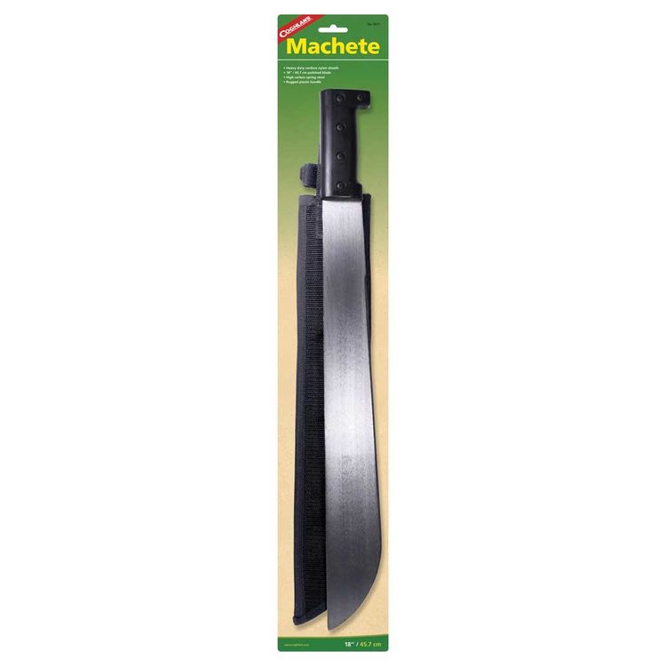 Coghlanss 0077 Heavy Duty Machete With Nylon Sheath, 18 in L, High Carbon Steel