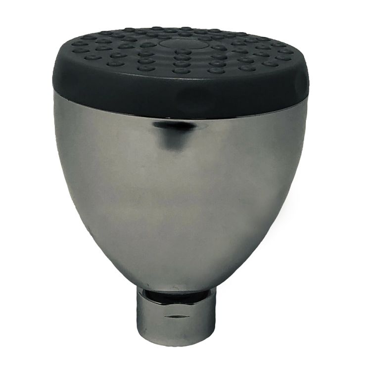 Pfister Pfirst Series 2-19/32in Shower Head Only, WaterSense, Round, 2.0 GPM, Polished Chrome - 973-204A