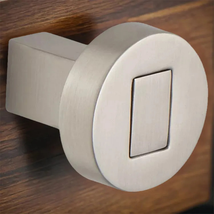 Brizo Litze Metal Drawer Knob, Brilliance Luxe Nickel - 699235-NK