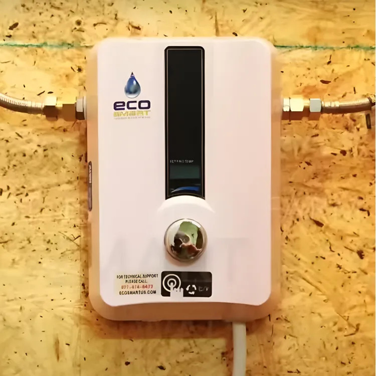 EcoSmart Point-Of-Use Electric Tankless Water Heater, Self-Modulating, 2.0 GPM, 240v, 33A - ECO 8 