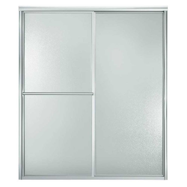 Sterling 5900 Bypass Shower Door, 54 - 59-3/8 in W X 70 in H, Silver