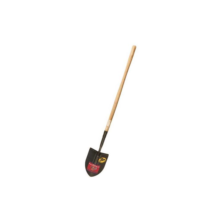 Bully Tools 72515 100% American Made Round Point Shovels, 46.5 Inch Handle