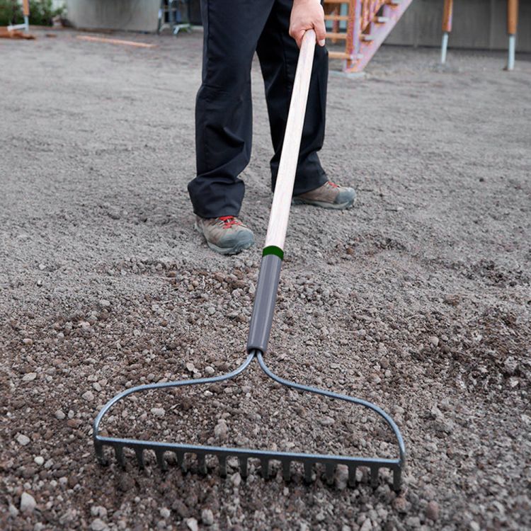 Landscapers Select 16-Tine Bow Rake with 54" Wooden Handle - 34582 (33271)