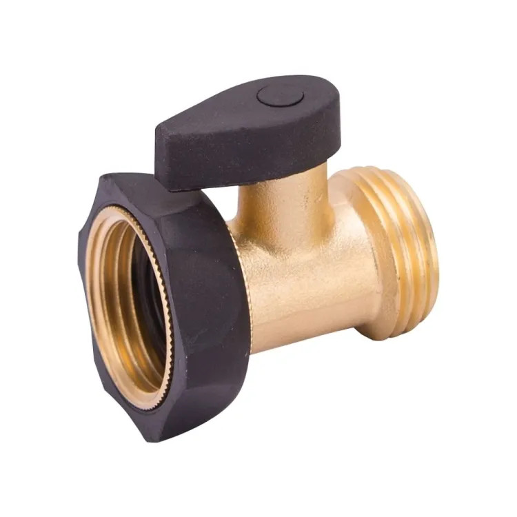 Landscapers Select 3/4" Brass Shut-Off Valve with Rubber Collar, Female,  Brass - GB9111A3L