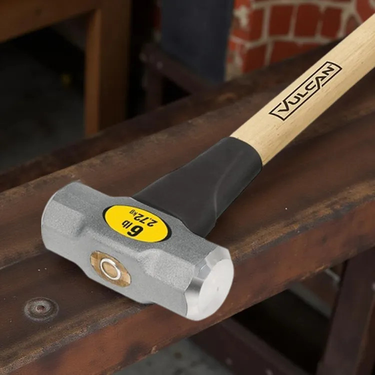 Vulcan Sledge Hammer with 6 lb Forged Milled Head and 34" Hickory Wood Handle - 32886
