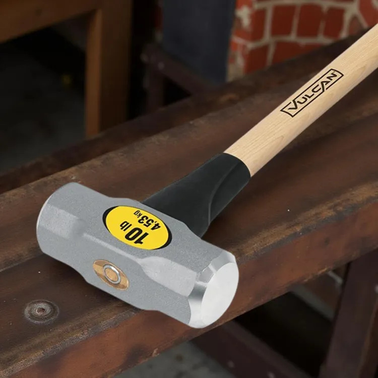 Vulcan Sledge Hammer with 10 lb Forged Milled Head and 36" Wood Handle - 32888