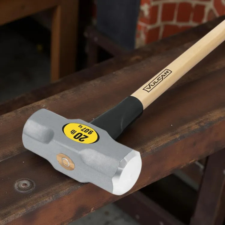Vulcan Sledge Hammer with 20lb Forged Milled Head and 36" Wood Handle - 34508
