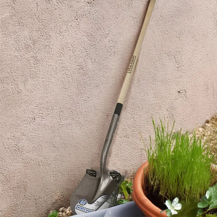 Vulcan Shovel with 48" Wood Handle and Open-Back Blade, 14 Gauge - 34461