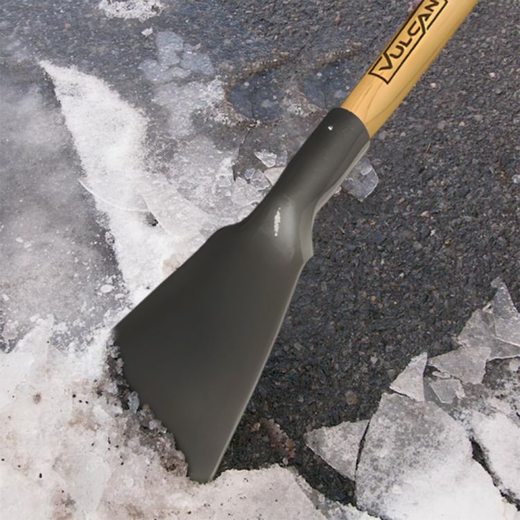 Vulcan Heavy-Duty Sidewalk Scraper with 54" Wood Handle - 34553 SCR-7