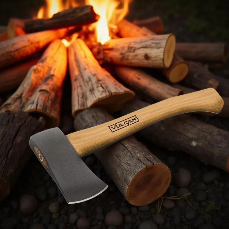 Vulcan 14" Camper's Axe with 1-1/4 lb Head and 14" Hickory Wood Handle - HC 1-1/4H
