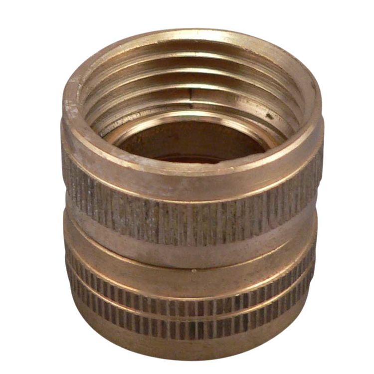 Plumb Pak PP850 Swivel Garden Hose Adapter, 3/4 X 3/4 in, FHT X FIP, Brass