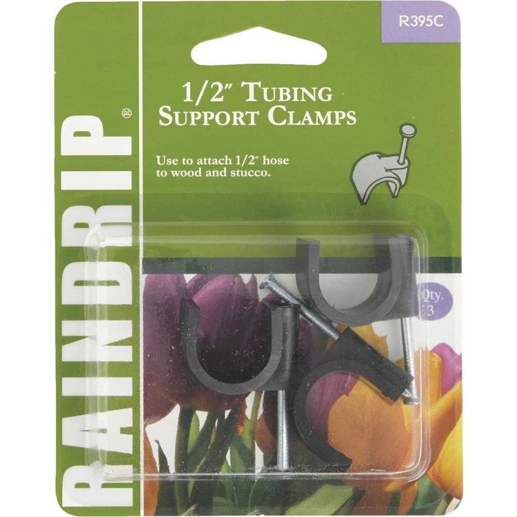 Raindrip R395CT Hose Support Clamp, 1/2 in, Plastic