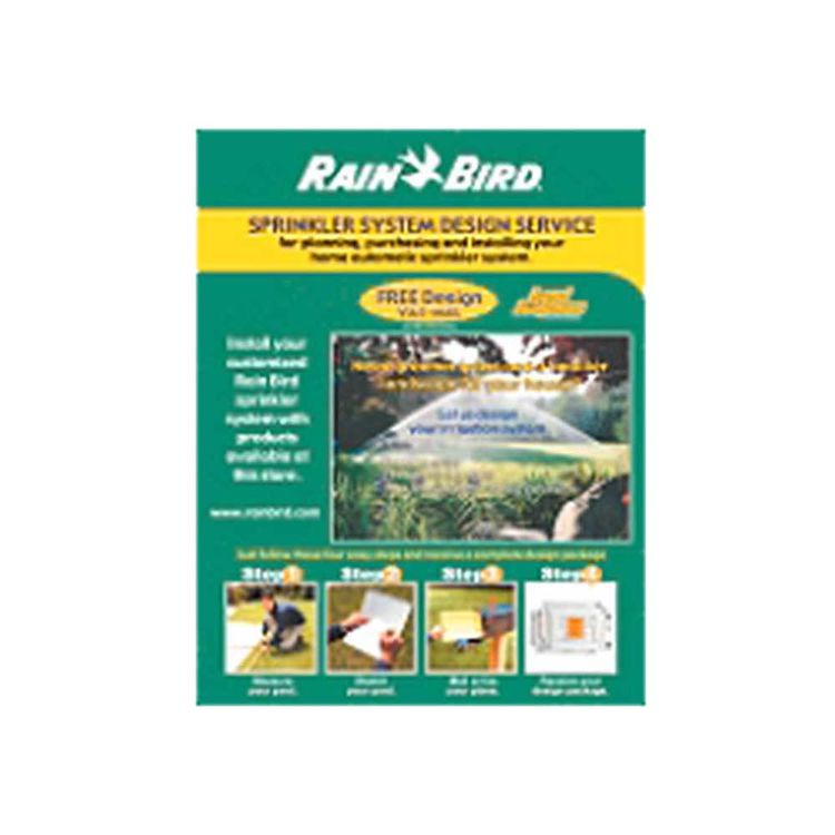 Rainbird D33539 5-Step Planning Sprinkler Install Guide, For Use With Sprinkler Systems