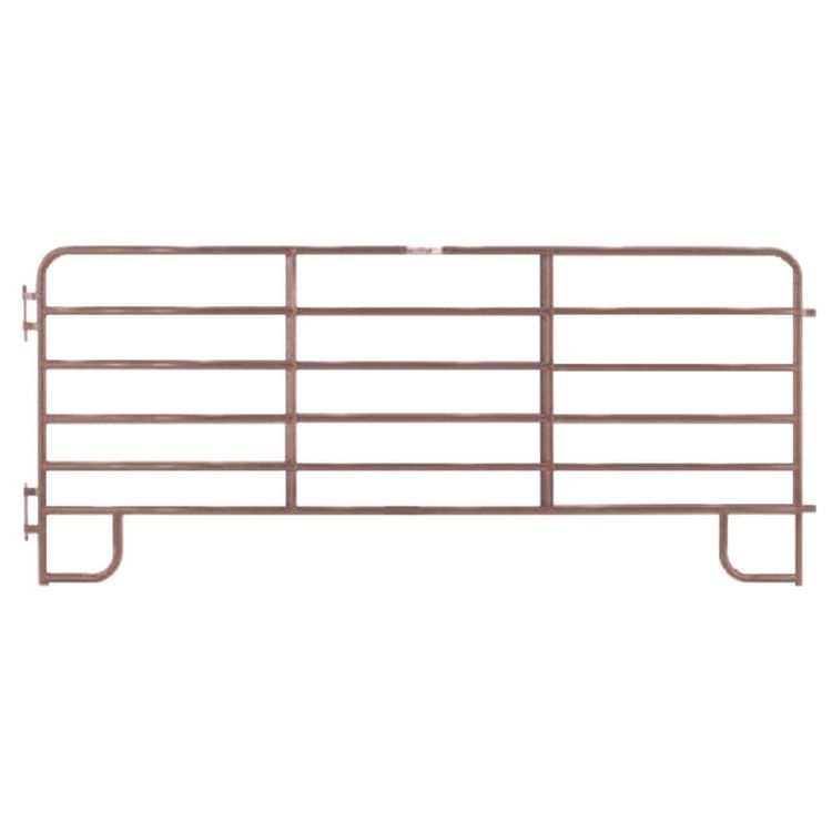 Tarter Gate ECR12 Economy Corral Panel, 12 ft L x 60 in H x 19 ga T, Steel Tubing, Red, E-Coat