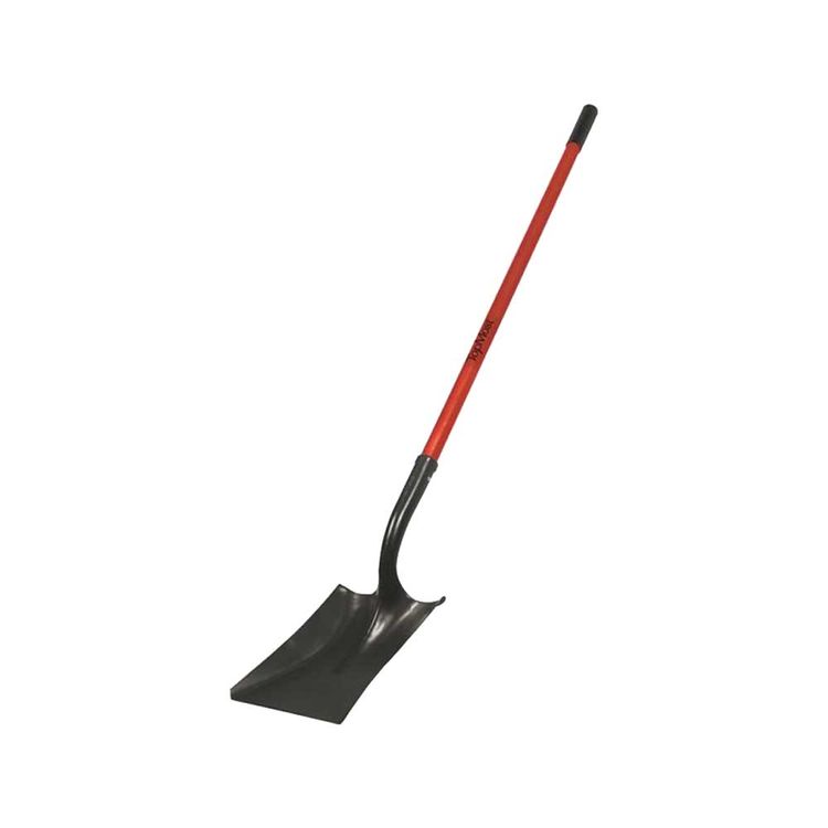 Toolbasix 33297PRC-FP Shovel, Steel, 47 in Fiberglass Handle