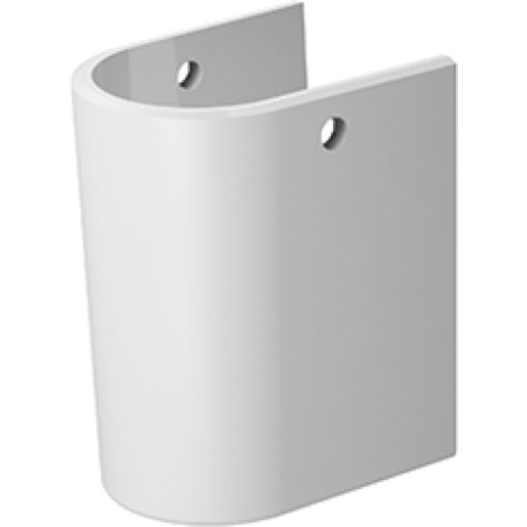 Duravit 0858260000 Darling New Siphon Cover for Handrinse Sink in White 