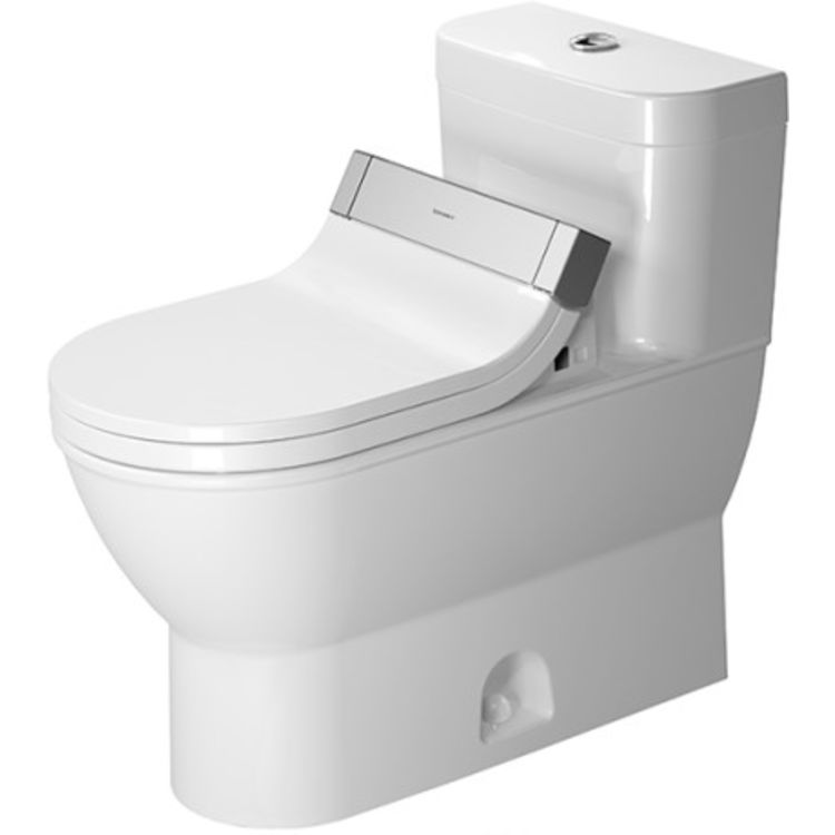 Duravit 2123512005 Darling New Single Flush One-Piece Floor Mounted Elongated Toilet - White
